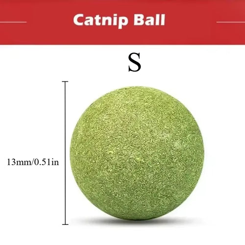 5/10/20Pcs Natural Catnip Balls Kitten Cat Nip Ball Licker Toy for Cats of All Breeds,Lick Ball Toys That Fascinate Pet Cats