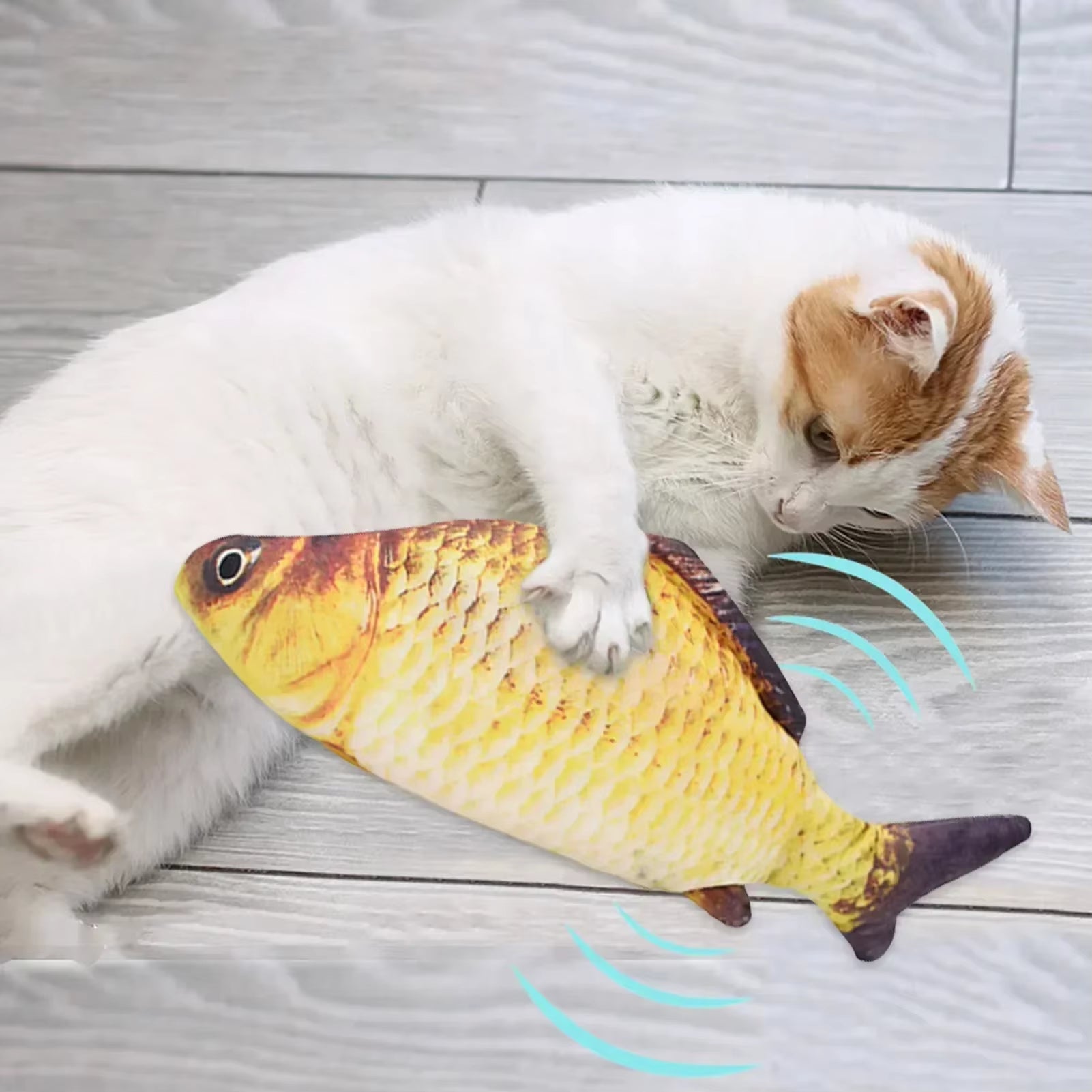 Cats Toy Fish USB Charger Toys for Cats Interactive Electronics Realistic Pet Cats Chew Cats & Dogs Products Home Accessories